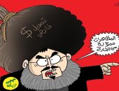 كاريكاتير الاتحاد الإماراتية..نصر الله الممول يتهم ثوار لبنان بتلقى تمويلات