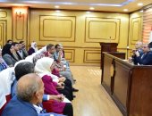 تدريس مادة حقوق الإنسان ومكافحة الفساد لطلاب كليات جامعة بنى سويف