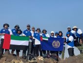 فريق شرطة أبوظبى للمغامرات يرفع علم الإمارات على 7 قمم جبلية