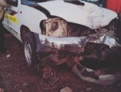 إصابة عميد وأمين ومجند شرطة فى حادث تصام على الطريق الزراعى بقليوب 