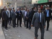 وزير التنمية المحلية ومحافظ الجيزة يتفقدان المحاور المرورية الجارى تطويرها بالمحافظة