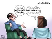 الرئيس السيسي يفتتح مشروعات قومية بالسويس وسيناء.. فى كاريكاتير اليوم السابع