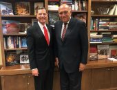 وزير الخارجية يبحث مع سيناتور جمهورى آخر تطورات مفاوضات سد النهضة 