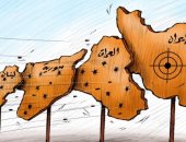 كاريكاتير الصحف الإماراتية .. ايران فى مرمى الأوضاع المتفجرة