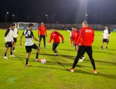 صور.. المنتخب يخوض المران الأخير قبل ودية ليبيريا ببرج العرب