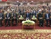 السيسي يشاهد فيلما تسجيليا بعنوان خوارج العصر فى احتفالية المولد النبوى