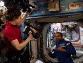 الإماراتى "هزاع المنصورى" يشكر مركز يورى جاجارين لتدريب رواد الفضاء