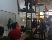 شاهد منافسات قوية في التجارب الأولى لمنتخبات الاسكواش..صور