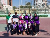 طالبات جامعة سوهاج يحققن الفوز على جامعة بنها فى كرة السلة