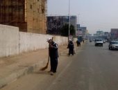 نظافة القاهرة ترفع مستوى النظافة بمحاور شرق القاهرة استعدادا لافتتاحها