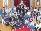 البابا تواضروس يستقبل عائلات قبطية من رعايا كنائس الخليج