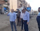 نائب محافظ بورسعيد والسكرتير العام يقودان حملة لإزالة الاشغالات بحى غرب