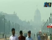 استمرار انتشار الضباب السام فى الهند لليوم السابع على التوالى ..فيديو