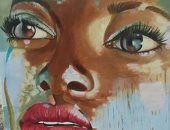 "شيماء طلال" تشارك بصور تبرز موهبتها فى الرسم