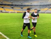 تريزيجيه والننى يكتفيان بالجرى فى المنتخب.. وحجازى يؤدى مرانا كاملا