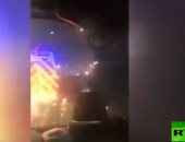 قلب ميت.. مشاغبون يستهدفون الشرطة بالألعاب النارية