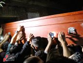 تشييع جثمان ضحية قطار الإسكندرية فى مسقط رأسه بالغربية