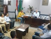 رئيس "مياه المنوفية" يجتمع برؤساء الأفرع ومسئولى السلامة والصحة المهنية