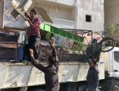 التحفظ على 68 حالة اشغال متنوع وغلق 3 محال تجارية مخالفة بالاسكندرية