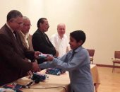 تكريم الطلاب الفائزين بمسابقة المولد النبوي الشريف  بشمال سيناء