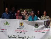 "نزلة النخيل" بأبو قرقاص تستقبل قوافل جامعة المنيا البيطرية والتوعوية.. صور