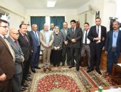 صور.. محافظ بورسعيد يلتقى أعضاء فرع هيئة قضايا الدولة