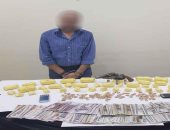 ضبط 2 كيلو هيروين وسلاح بحوزة عنصر إجرامى بالجيزة