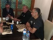 الجناينى وأعضاء اللجنة الخماسية فى مقر إقامة المنتخب الأولمبى