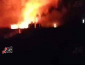 "البترول" تعلن السيطرة على حريق خط بترول إيتاى البارود وبدء أعمال الأمن الصناعى