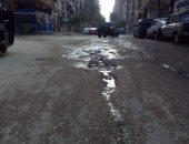 كسر مسورة مياه فى شارع سعيد الجمال بحى حدائق القبة.. والأهالى يشتكون