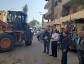 إزالة 545 حالة إشغال وتحرير 21 محضر فى حملة مكبرة ببنى سويف