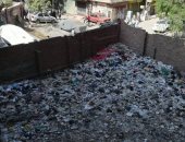 قطعة أرض فضاء تتحول إلى مقلب قمامة بشارع الميثاق أرض الجمعية فى إمبابة