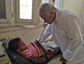 الكشف على 850 مواطن فى قافلة طبية بسوهاج 