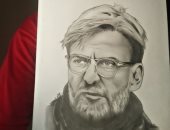 القارى حمدى إبراهيم يشارك برسومات فنية جمالية: نفسى أكون رسام عالمى