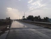 سقوط أمطار متوسطة على سواحل شمال سيناء والمحافظة تعلن الاستنفار