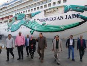 ميناء سفاجا البحرى يستقبل السفينة السياحية NoRwEGIANjADE وعلى متنها 2241 سائحا