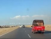 فيديو.. سيولة مرورية بطريق الفيوم من الاتجاهين
