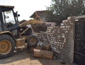 إزالة 2404 حالات تعد على أملاك الدولة بالمنيا