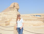 وزارة السياحة تصطحب نظيرتها البلغارية لجولة بمنطقة الأهرامات ومجمع الأديان