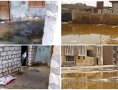 أهالى قرية موسى بمركز أطفيح بمحافظة الجيزة يشكون الغرق بمياه الصرف