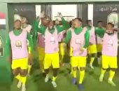 شاهد.. رقصة لاعبى جنوب أفريقيا قبل مواجهة المنتخب الأولمبى