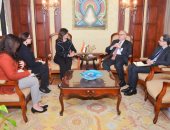 وزيرة الهجرة تلتقى سفير إيطاليا بالقاهرة لبحث التنسيق والتعاون