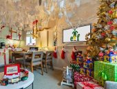 أوضة بسقف تلج والبانيو على شكل هدية.. فندق بريطانى يستعد للكريسماس