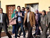 صور.. رئيس جامعة القناة: حمام سباحة دولى وميدان رماية بمقر الجامعة القديمة