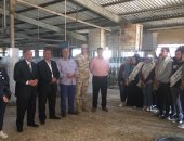 طلاب طب بيطرى وزراعة الزقازيق يزورون المفرخ السمكى بالعباسة