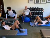 تدريبات استشفائية للاعبى المنتخب الاولمبي استعدادا لكوت ديفوار .. صور