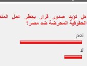 78% من القراء يؤيدون صدور قرار بحظر عمل المنظمات الحقوقية المحرضة ضد مصر