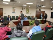 الرى تنظم ندوة لتوعية طلاب مدرسة بالوراق حول ترشيد المياه.. صور