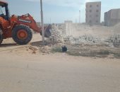 إزالة تعديات على مساحة 47 فدانا من أملاك الدولة ضمن الموجة 14 بمطروح