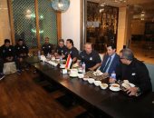 وزير الرياضة للاعبي المنتخب الاوليمبي: أسعدتم الجميع بأدائكم وننتظركم غداً